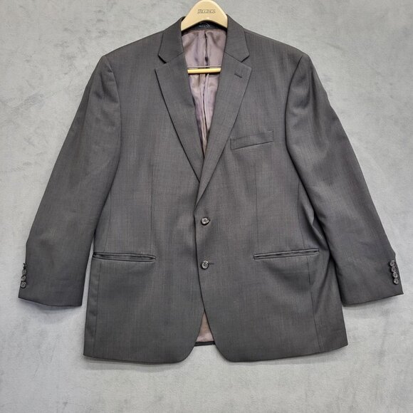 Lauren Ralph Lauren Other - Lauren Ralph Lauren Wool Blazer‎ Single Breasted Mens Size 46R Black Notch Lapel